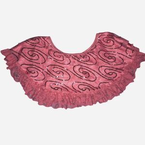 Frederick-s-of-hollywood Women's Pink and Red Vest